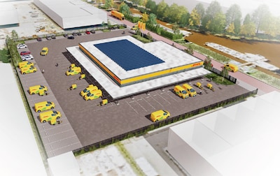 DHL bouwt nieuwe cityhub op De Hurk in Eindhoven; plek voor 120 medewerkers