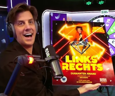 Meer dan 50 miljoen streams: Rob Kemps krijgt zijn eerste diamanten plaat