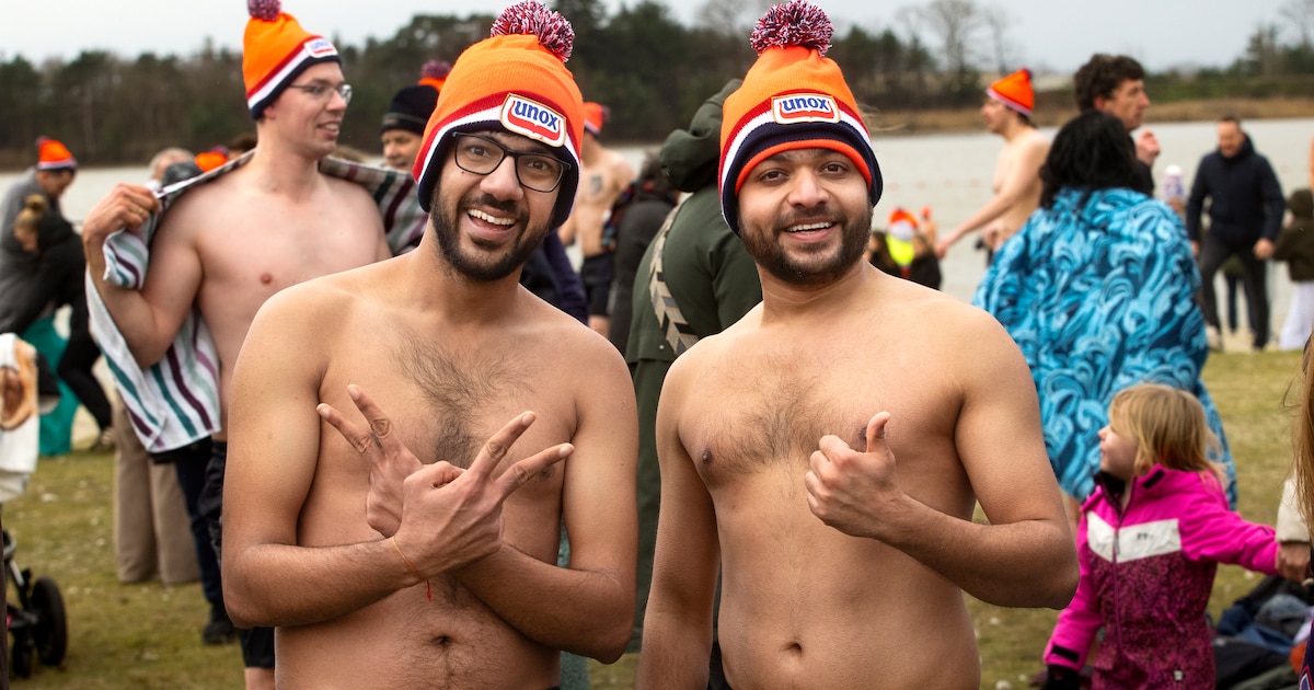 Unox-muts op, camera aan: deze nieuwjaarsduik werd één grote internationale koude-cultuurschok