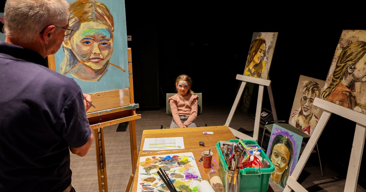 Eerst varkensfokker, nu schilder: ‘Als 12-jarige verfde ik al een hele muur vol’