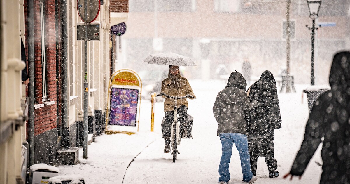 A large snow system is heading straight for the Netherlands, KNMI ...
