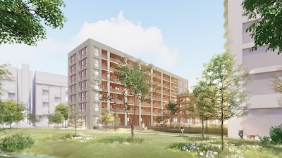 Ex-daklozen kunnen tot aan sloop in dit oude kantoorcom­plex in Eindhoven blijven