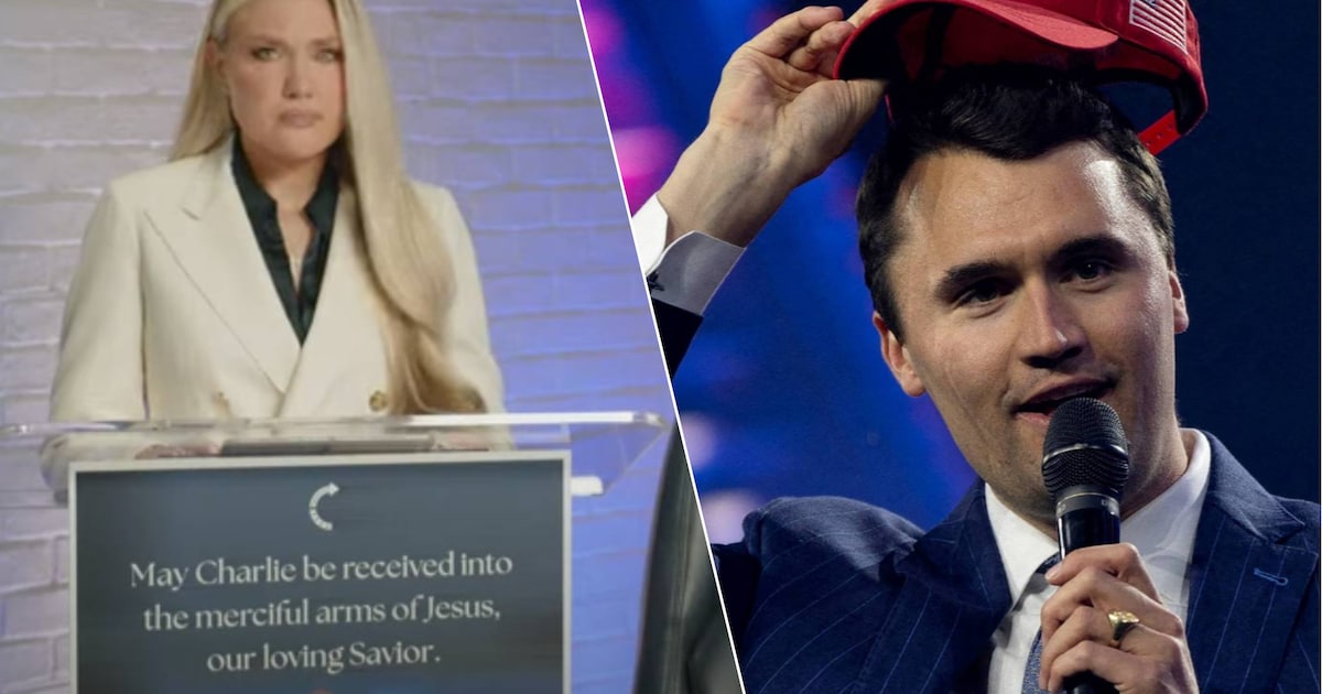 Weduwe Charlie Kirk bedankt Trump en is strijdbaar: ‘We zullen nooit ...