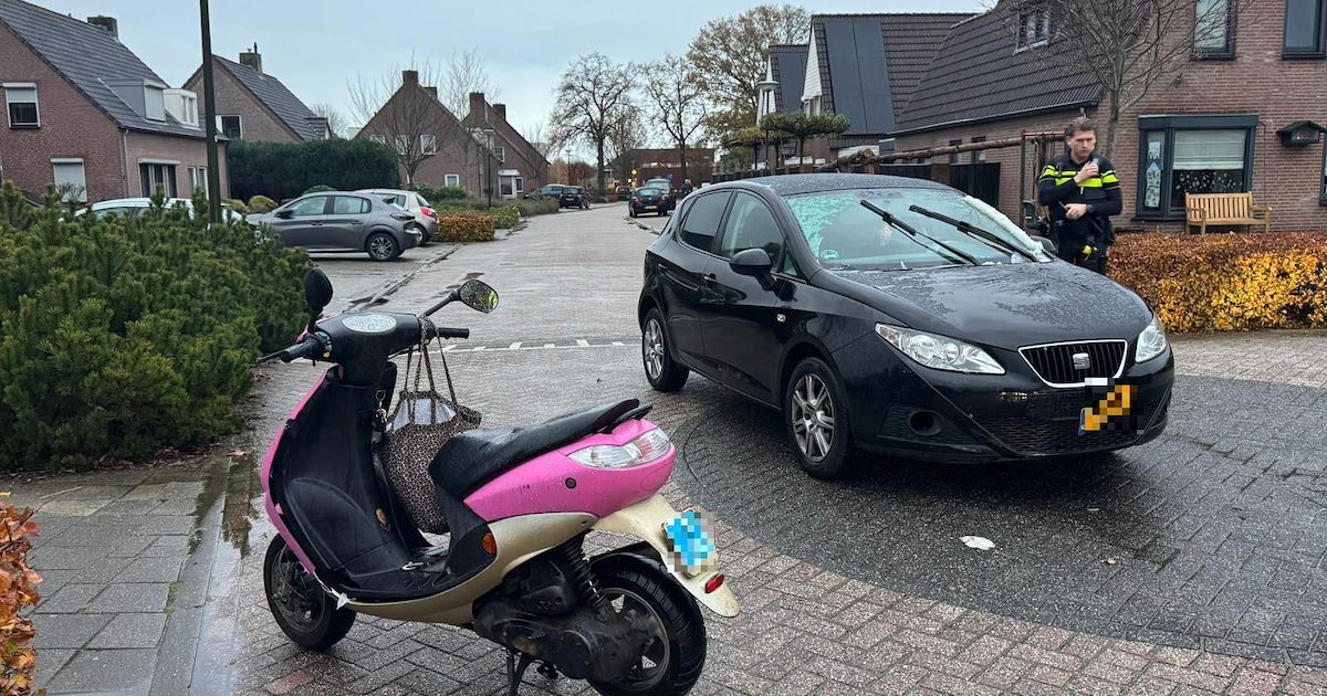 Vrouw op scooter gewond bij botsing in Elsendorp
