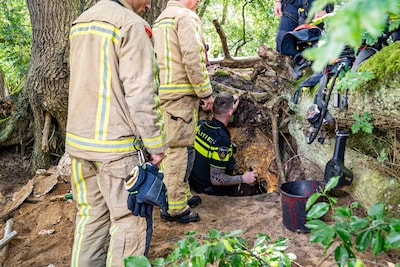 Vreemd ondergronds bouwwerk ontdekt in bos Helmond, mogelijke luchtpijpen aangetroffen