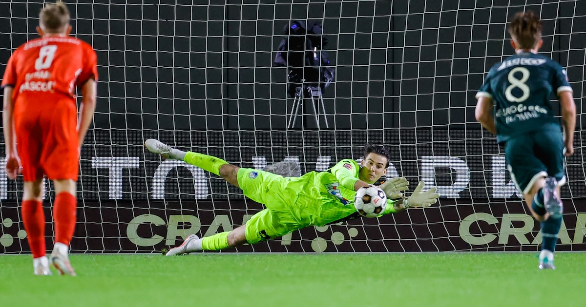 Harde woorden van Poortvliet en Borgmans na zeperd, maar ook trots bij de goalie die zijn eerste str
