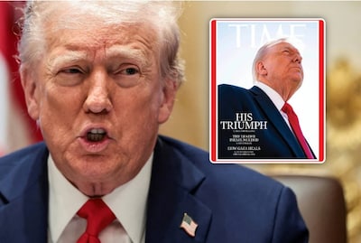 LIVE VS | Trump boos om ‘slechtste foto aller tijden’ op cover: ‘Ze hebben mijn haar laten verdwijnen’