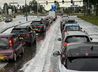 Noodweer treft Brabant: flinke hagelbuien, avondvi