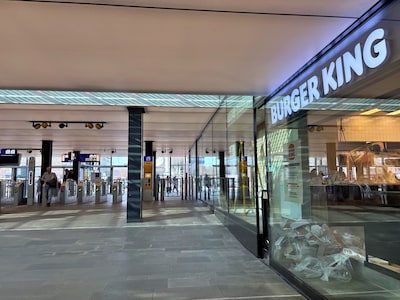 Eindje om voor je Whopper: Burger King op het station is tijdelijk dicht