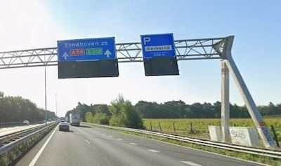 A58 dit weekend dicht tussen Tilburg en Eindhoven voor onderhoud