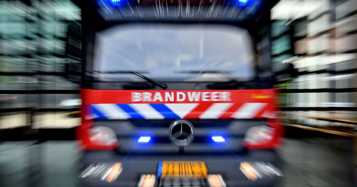 Containerbrand op Molenvelden in Hapert
