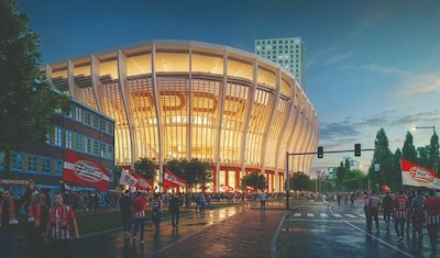 PSV gaat straks voetballen voor 55.000 toeschouwers: dit hét plan voor het nieuwe Philips Stadion