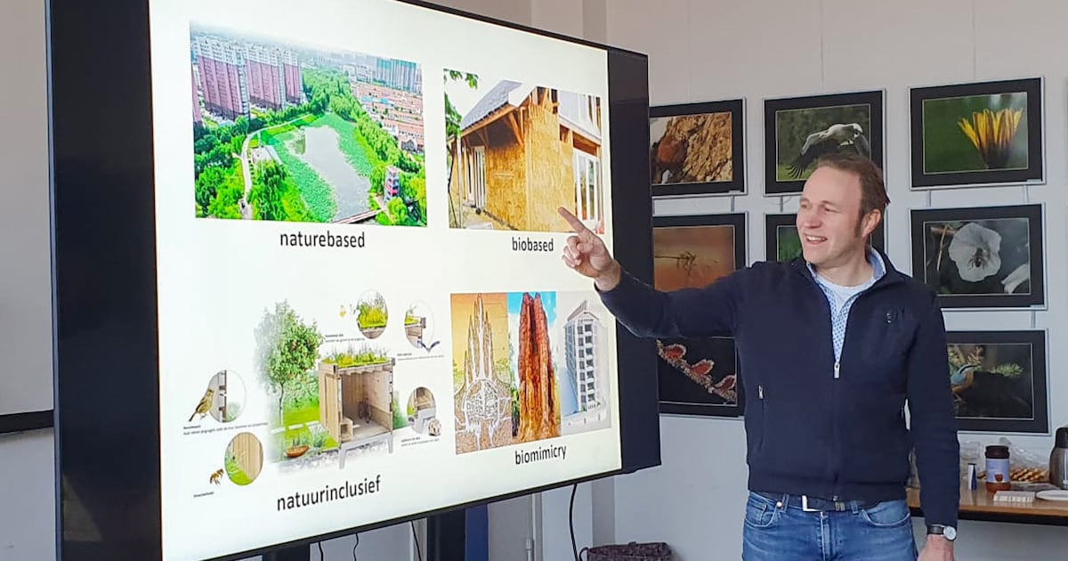 Alwin de Lang legt uit hoe ontwerpen met de natuur kan in Helmond ...
