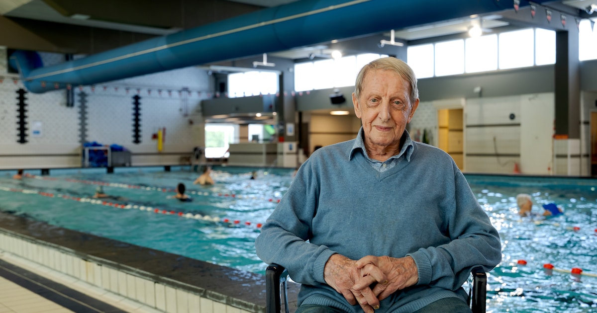 Chiel uit Nuenen gaat met drie keer zwemmen in de week richting de 100 jaar