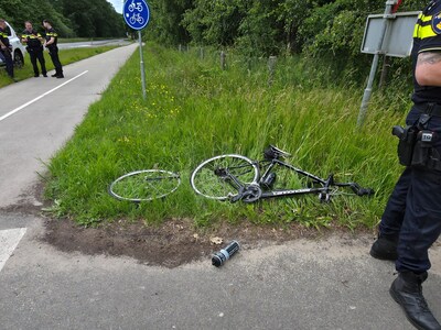 Wielrenfiets breekt door twee bij ongeluk in Maasbree