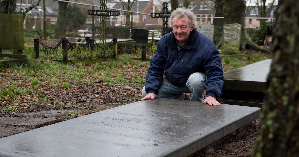 Herstelde zerk terug op graf van vader Vincent van Gogh in Nuenen ...