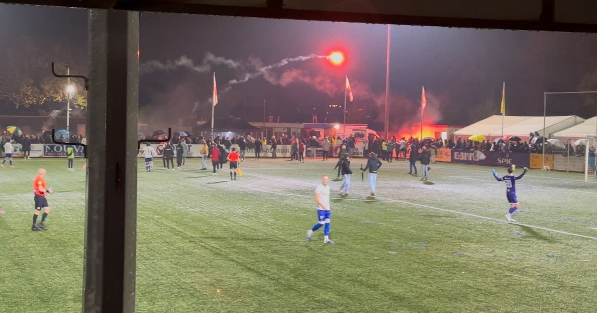 Zwak FC Eindhoven blameert zich in slotminuut van verlenging bij HSV Hoek en vliegt uit de beker