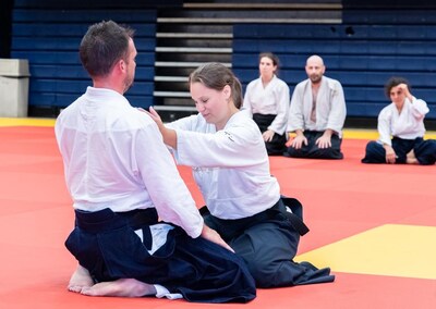 Aikido-docent geeft workshop in Veldhoven over het moeiteloos bereiken van doelen