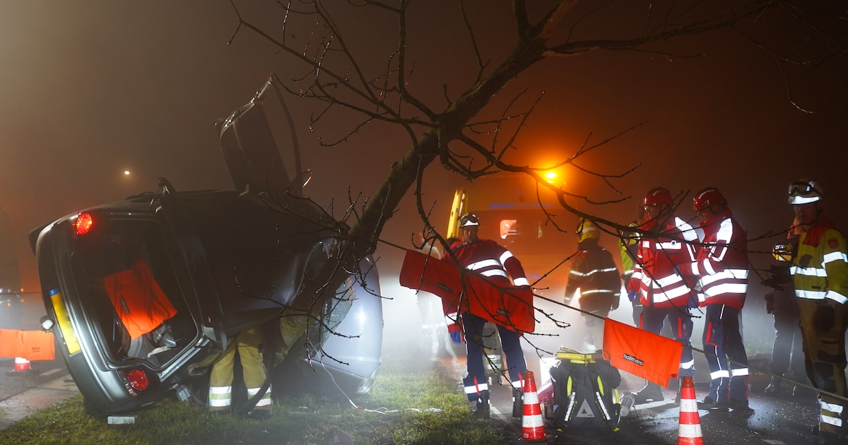 Vier jongeren zwaargewond bij ernstig ongeval in Schijndel
