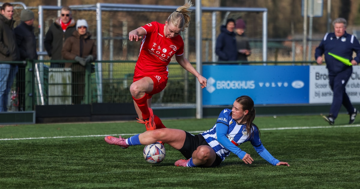Vrouwen van FC Eindhoven stunten tegen koploper: ‘Belangrijkste is dat we ons hebben gehandhaafd’