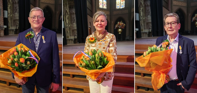Drie vrouwen en elf mannen koninklijk onderscheiden in Eindhoven ...