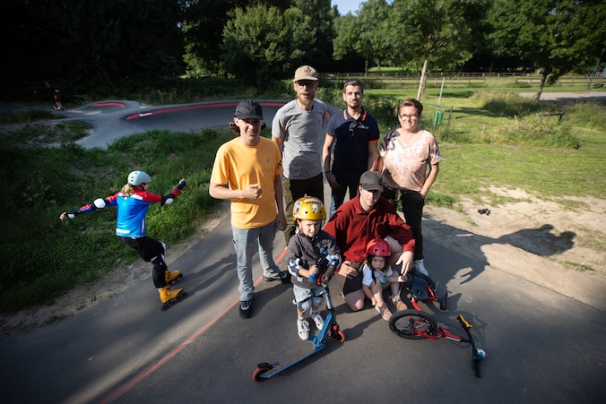 Leende kan jaren vooruit met nieuw pumptrackparcours: ‘Een baan met ...