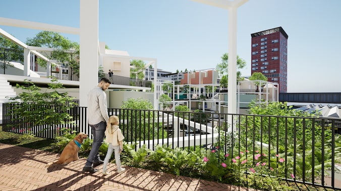 Meccano in het groot: Eindhovens experiment met ‘hangende’ woningen en ...