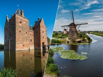 Loevestein en Kinderdijk gaan samenwerken: ‘bezoeker naar kasteel én molens lokken’