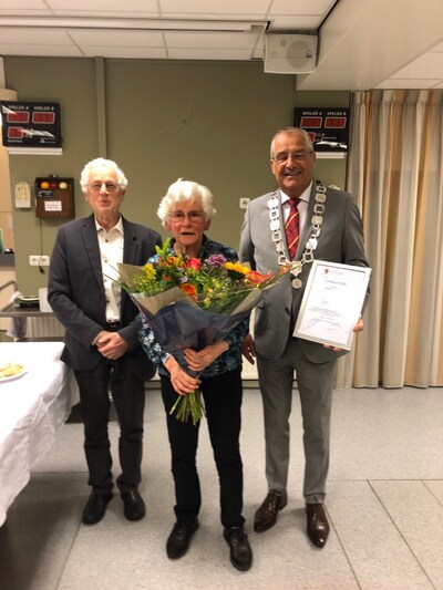 Vrijwilligersonderscheiding voor keukenprinses Adrie Waterschoot