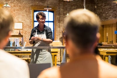 Toneelstuk in het Philips Museum tijdens GLOW in Eindhoven