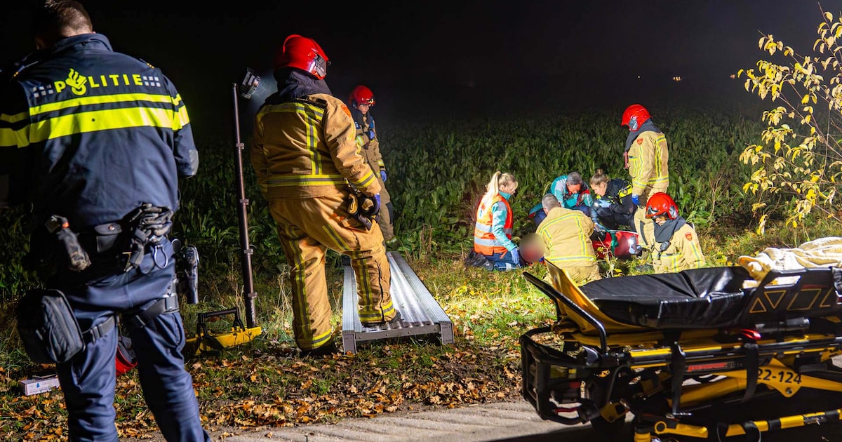 Fietser raakt ernstig gewond bij val in sloot in buitengebied Someren
