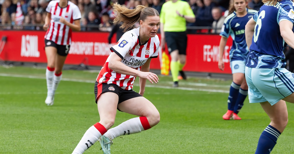 Oranje-debuut lonkt voor PSV-aanvaller Liz Rijsbergen (24): ‘Dit is een droom die uitkomt’