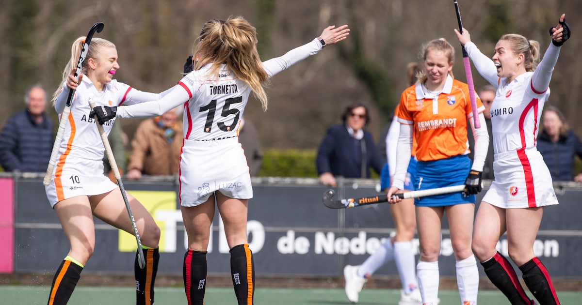 Oranje-Rood-dames ‘stunten’ bij Bloemendaal: ‘Het is nu aan ons om gas ...