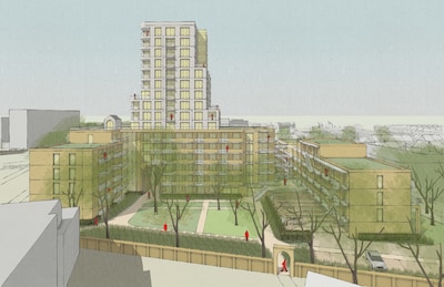 175 appartementen in vier gebouwen erbij in Eindhoven; nieuwbouw moet in 2029 klaar zijn