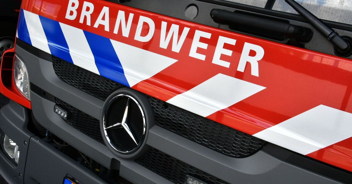 Brand in een gebouw op Goorbergseweg in Molenschot