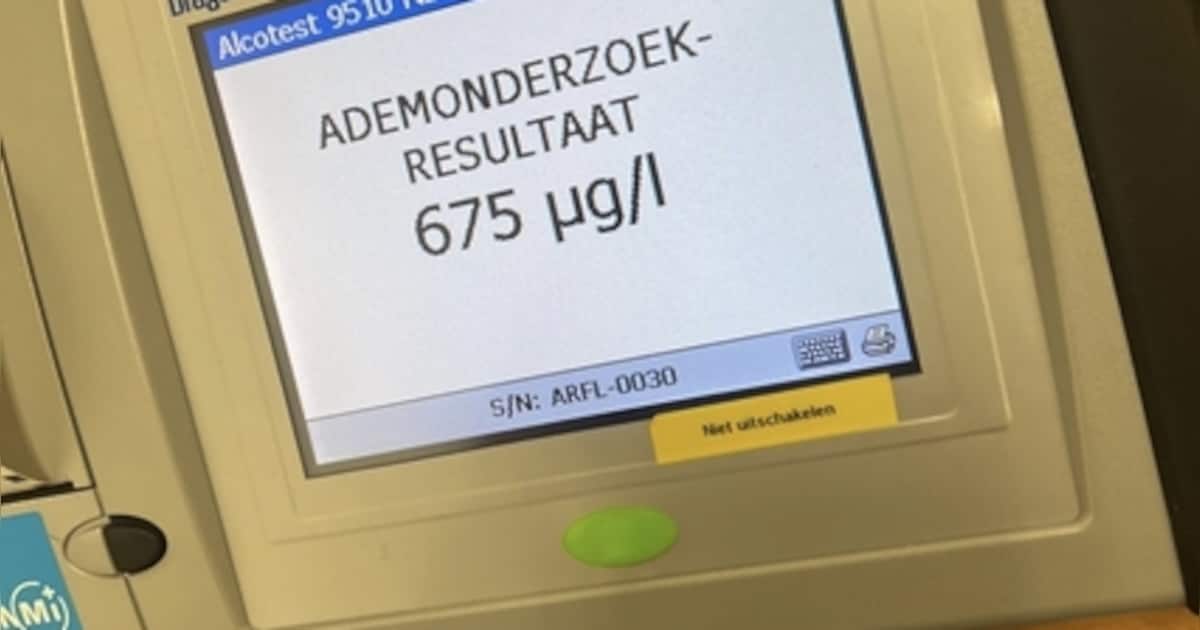 Dronken bestuurder loopt tegen de lamp bij controle in Oirschot: auto in beslag genomen