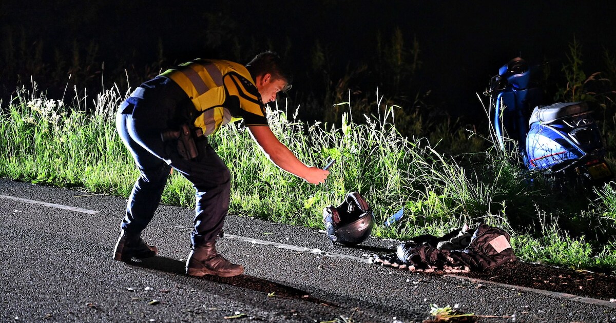 Politie zoekt auto na ernstig ongeval Schoorstraat Udenhout. © Toby de Kort