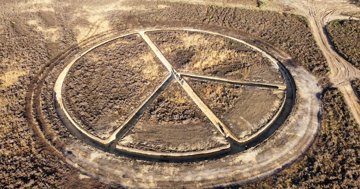 Landschapskunst met diepere laag: Loopgraaf voor de Vrede | Extra | ED.nl