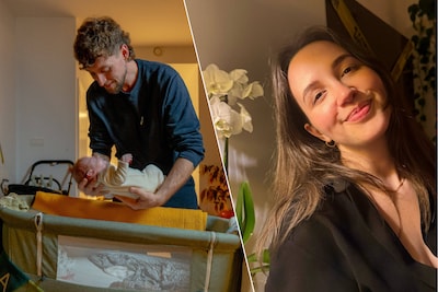 Van ultiem geluk naar zwaarste verlies: vrouw van Jeffrey belandt in coma na bevalling: ‘Ik kan niet instorten, ik moet voor mijn zoontje zorgen’